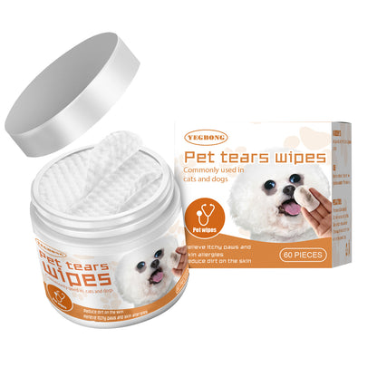 Pet Wet Wipes (Tear Stain Removal) Gentle Daily Cleaning