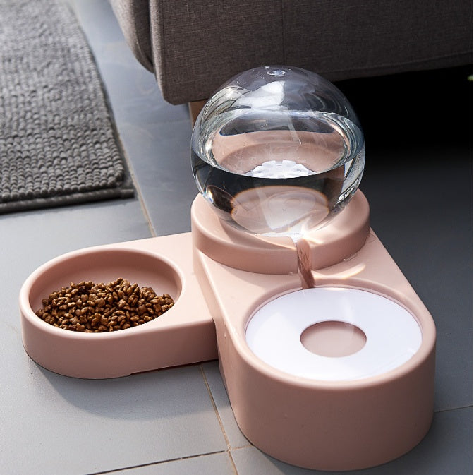 Automatic Pet Water Bowl and Feeder Dual Hydration System