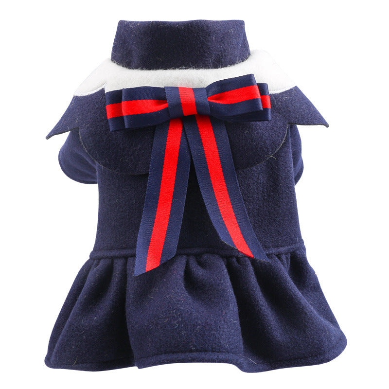 Autumn & Winter Woolen Pet Costume Cozy Seasonal Wear