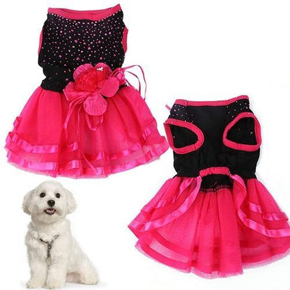 Pet Princess Wedding Dress Elegant Pet Fashion