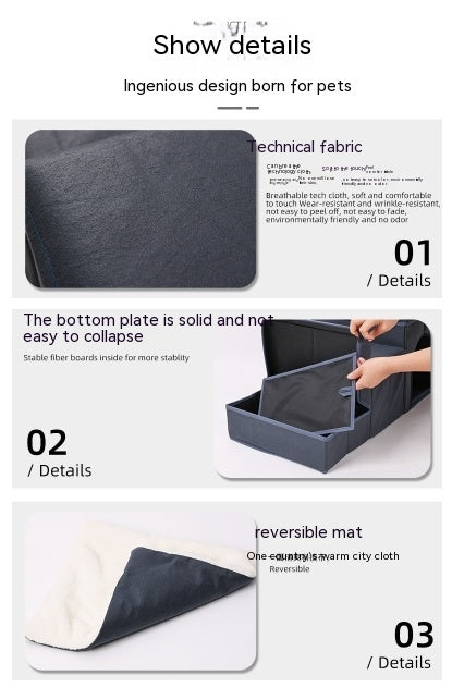 Multifunctional Dog Stairs Safe, Soft, and Space-Saving