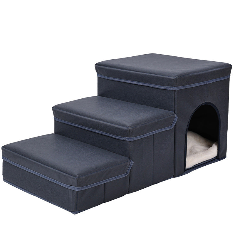 Multifunctional Dog Stairs Safe, Soft, and Space-Saving