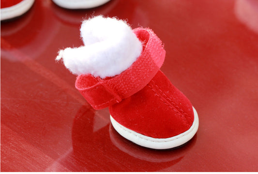 Pet Christmas Shoes – Cozy Festive Footwear