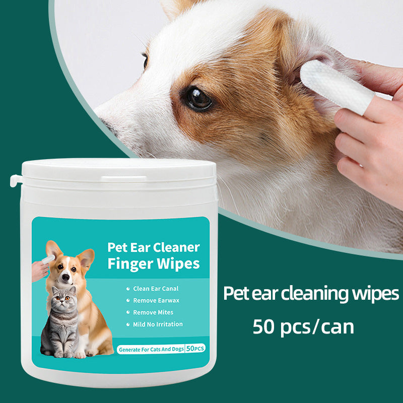 Disposable Pet Teeth Cleaning Wipes Fresh Breath Anywhere