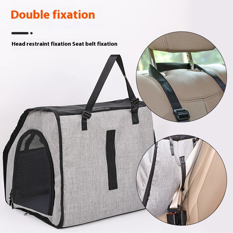 Portable Pet Cage for Car Travel Made Easy