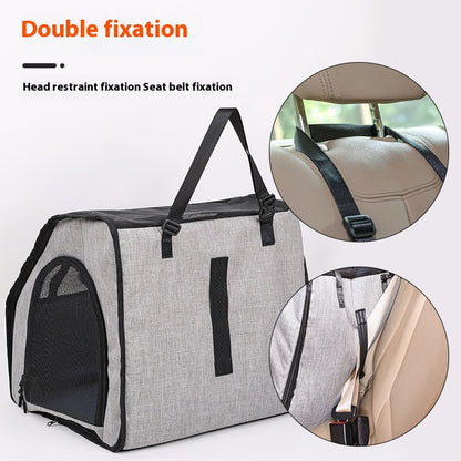 Portable Pet Cage for Car Travel Made Easy