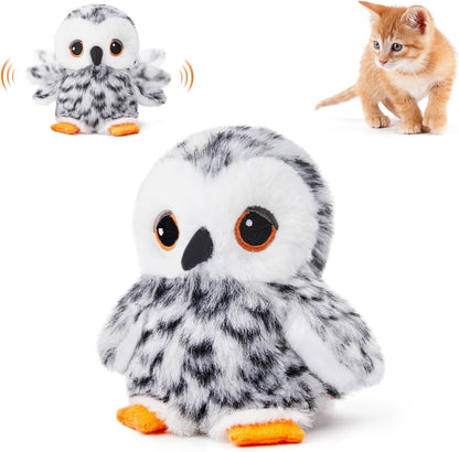 Interactive Plush Flapping Bird Toy Realistic Playmate