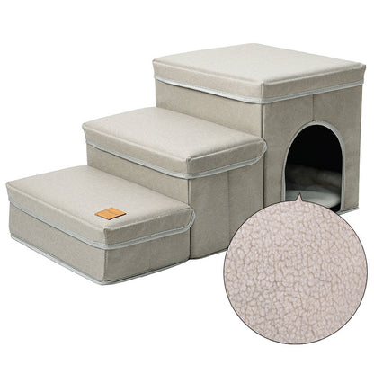 Multifunctional Dog Stairs Safe, Soft, and Space-Saving