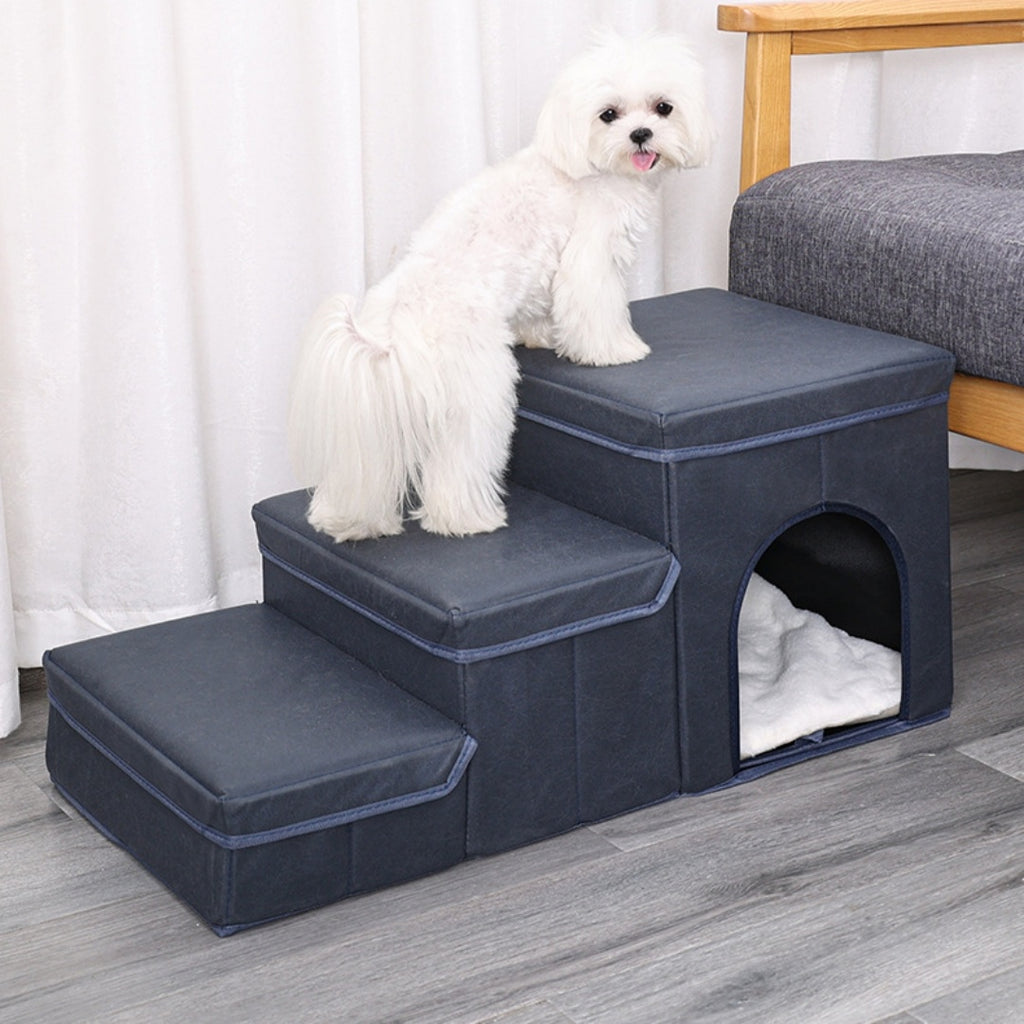 Multifunctional Dog Stairs Safe, Soft, and Space-Saving