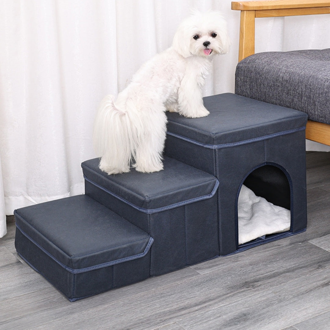 Multifunctional Dog Stairs Safe, Soft, and Space-Saving