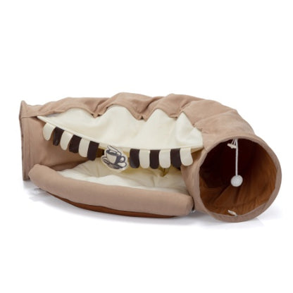 Cat Tunnel (Foldable Nylon) Fun Hideout for Playful Cats