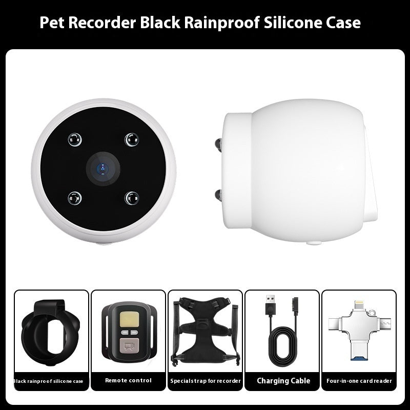 GPS Pet Tracker Collar with Camera Smart Pet Monitoring