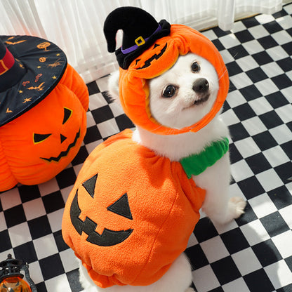 Halloween Pumpkin Vest (Dog / Cat) Festive & Fun Costume